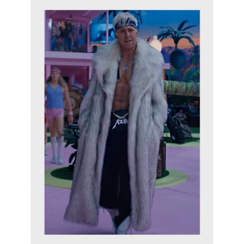 Barbie Ryan Gosling Fur Coat